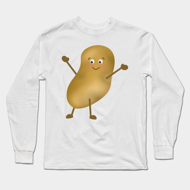 Potato Man Long Sleeve T-Shirt by simonescha